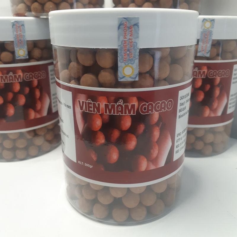 500gr Viên Mầm Đậu Nành CaCao Tăng Vòng 1 Nở Ngực Đẹp Da Tăng Cân Giảm Cân Có Chứng Nhận An Toàn Thực Phẩm- Handmade