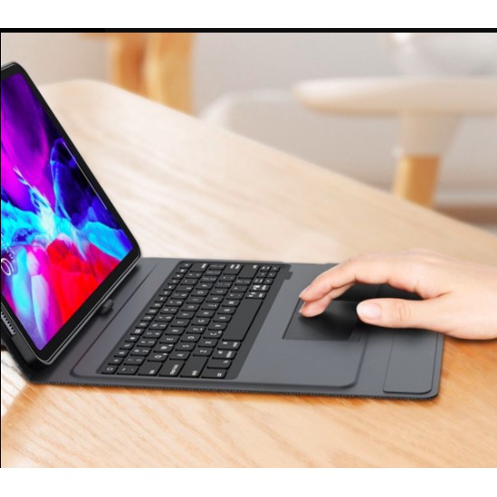 Bao da iPad Pro 11 inch 2020 kèm bàn phím bluetooth có bàn di chuột Magic Keyboard TouchPad chính hãng Ducis