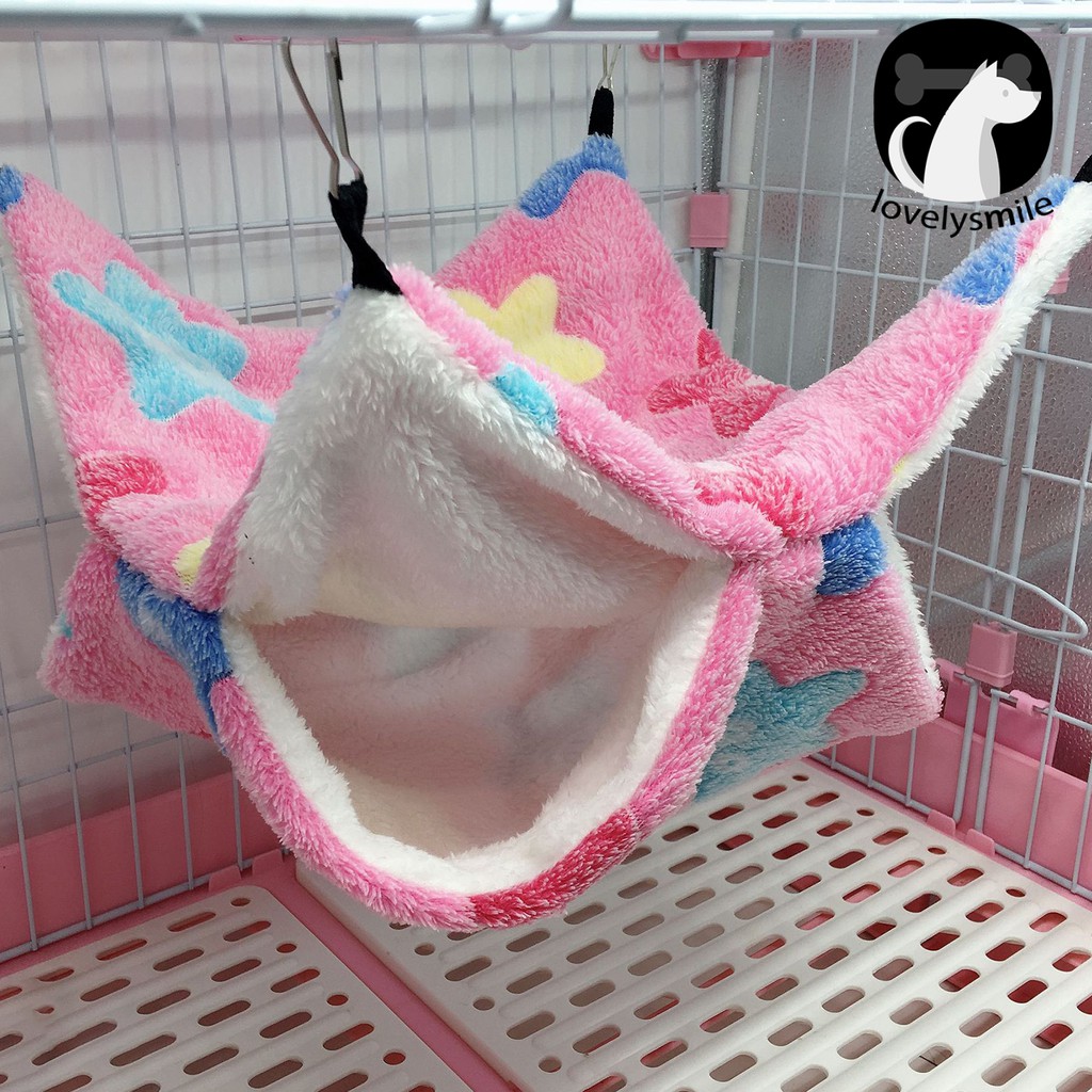 Võng lửng 2 tầng treo cho thú cưng sóc bay/hamster