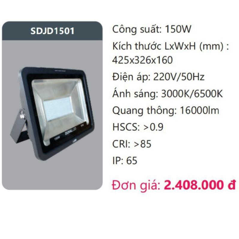 Đèn pha led 150w Duhal SDJD1501