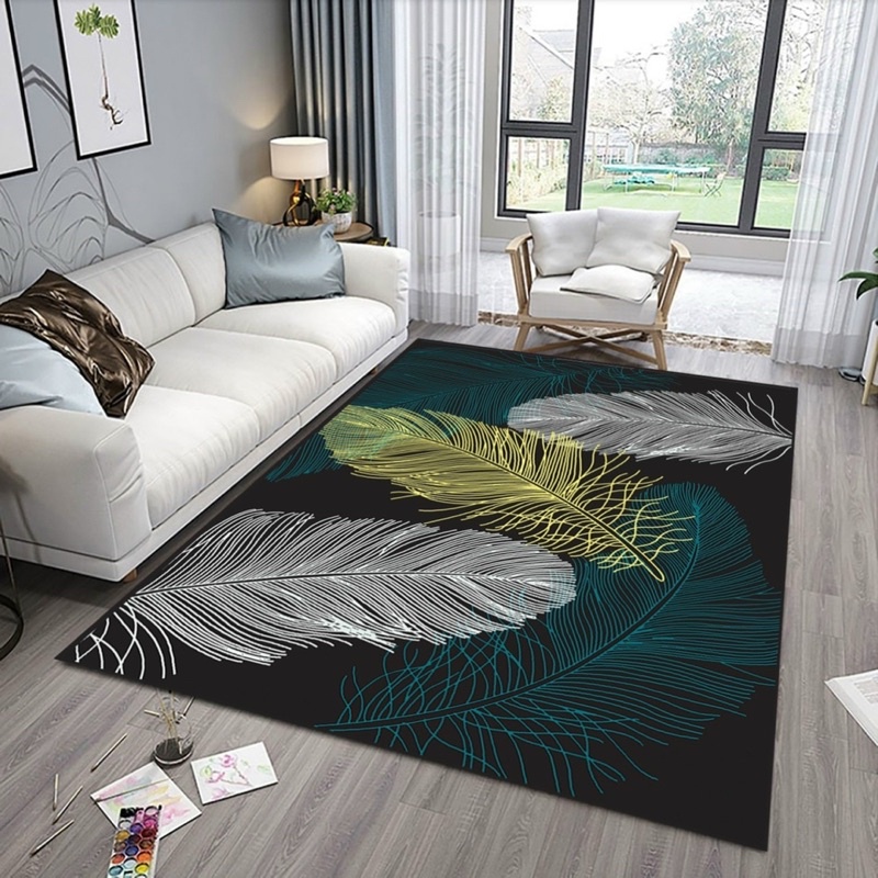 Thảm bali trải sàn phòng khách lót sàn phòng ngủ decor trang trí phòng sofa thảm 2mx3m 5D nỉ lì cao cấp - Sam-