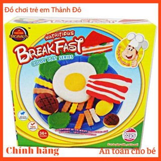 Đồ chơi đất nặn đồ ăn buổi sáng an toàn tuyệt đối