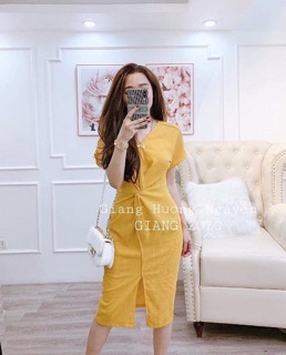 VÁY XOẮN EO CÀI NGỌC VNXK