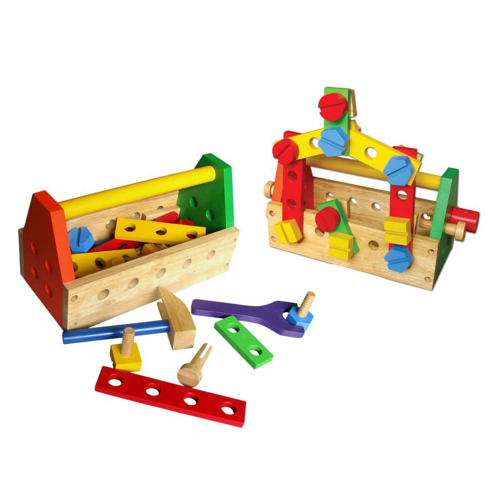 Bộ đồ nghề sửa chữa cho bé, hộp dụng cụ kỹ thuật thương hiệu Winwintoys