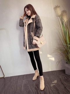 Áo dạ lót bông siêu ấm