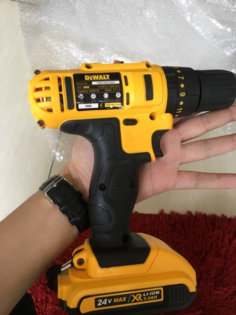 Máy Khoan Bin Bê Tông Tường Bắt Vít Khoan Sắt Gỗ 24V