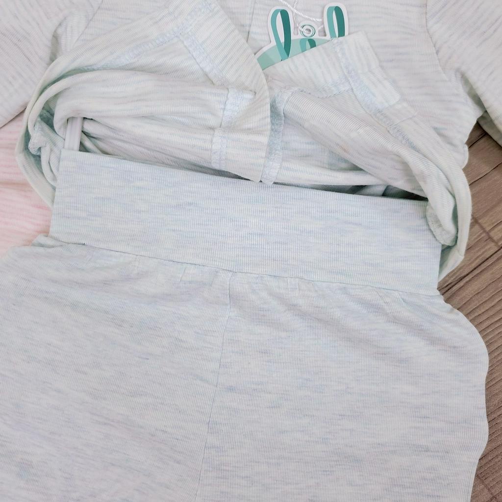 Bộ quần áo sơ sinh dài tay cúc thẳng cạp cao vải pettit mỏng siêu mềm Little Love cho bé sale