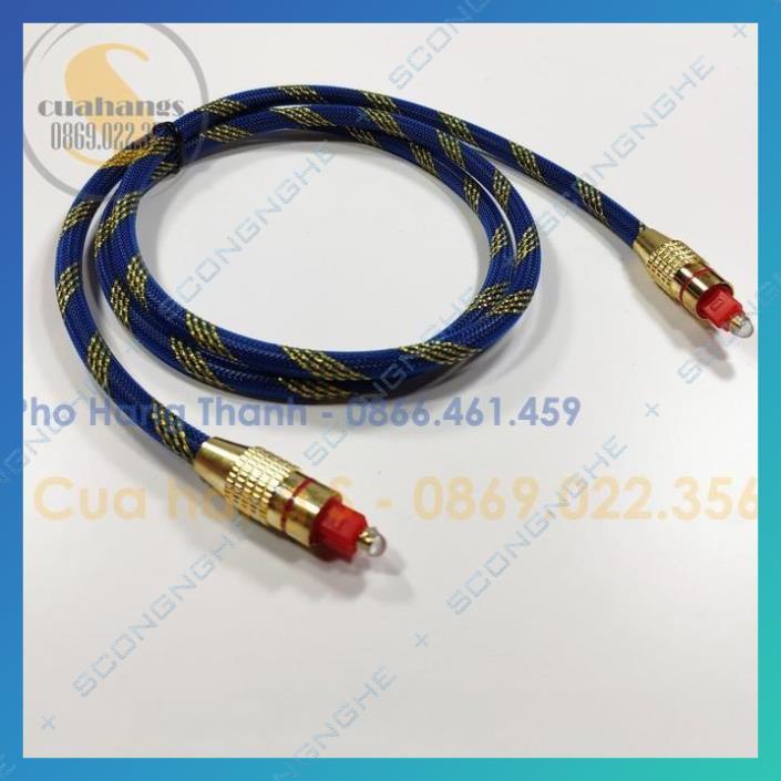 Dây cáp Optical âm thanh quang audio bọc sợi đầu kim loại cao cấp - Toslink