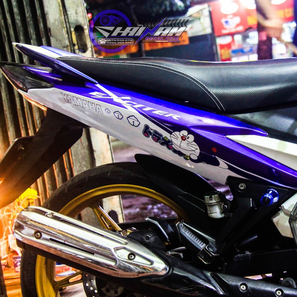 Tem trùm Exciter 135 Doremon đẹp, độc