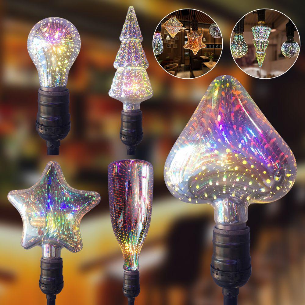 Bóng Đèn LED Hình Pháo Hoa 3D