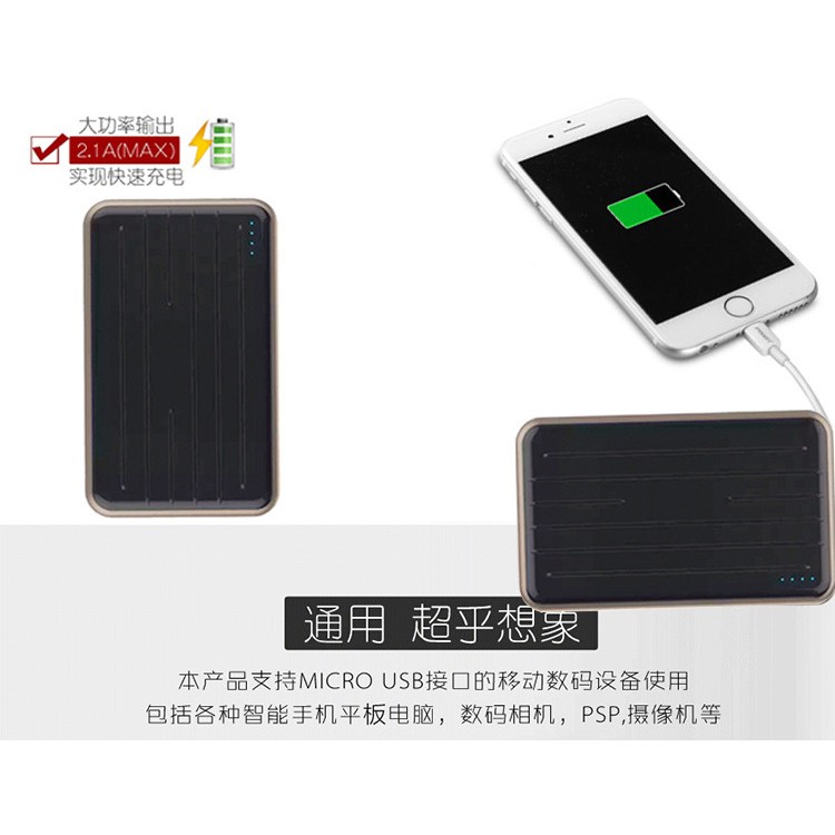 Pin Sạc Dự Phòng GENAI GN-J12 10000MAH Thiết Kế Hình Va Li