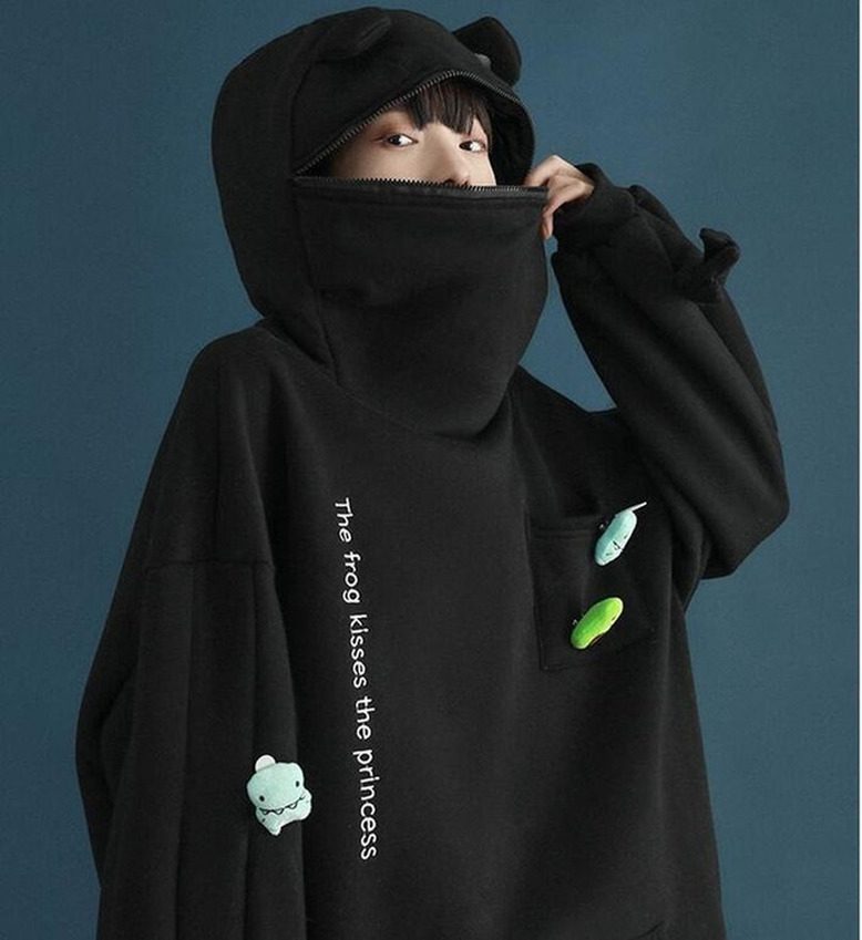 🌸hấp dẫn🌸 Áo Hoodie Dáng Rộng Hình Ếch Độc Đáo Thời Trang Cho Nam | BigBuy360 - bigbuy360.vn