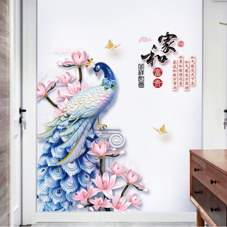 Decal trang trí tường - Nữ Hoàng Công Xanh