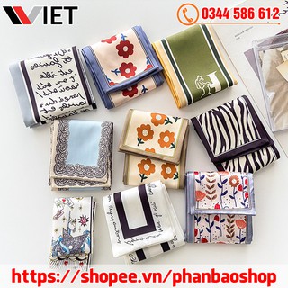 Khăn lụa buộc tóc thời trang cho nữ kích thước 100x8 cm