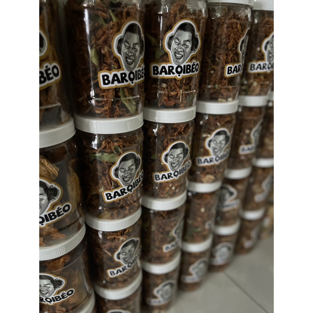 Khô Heo Cháy Tỏi Thầy Giáo Ba hủ PET 300gr