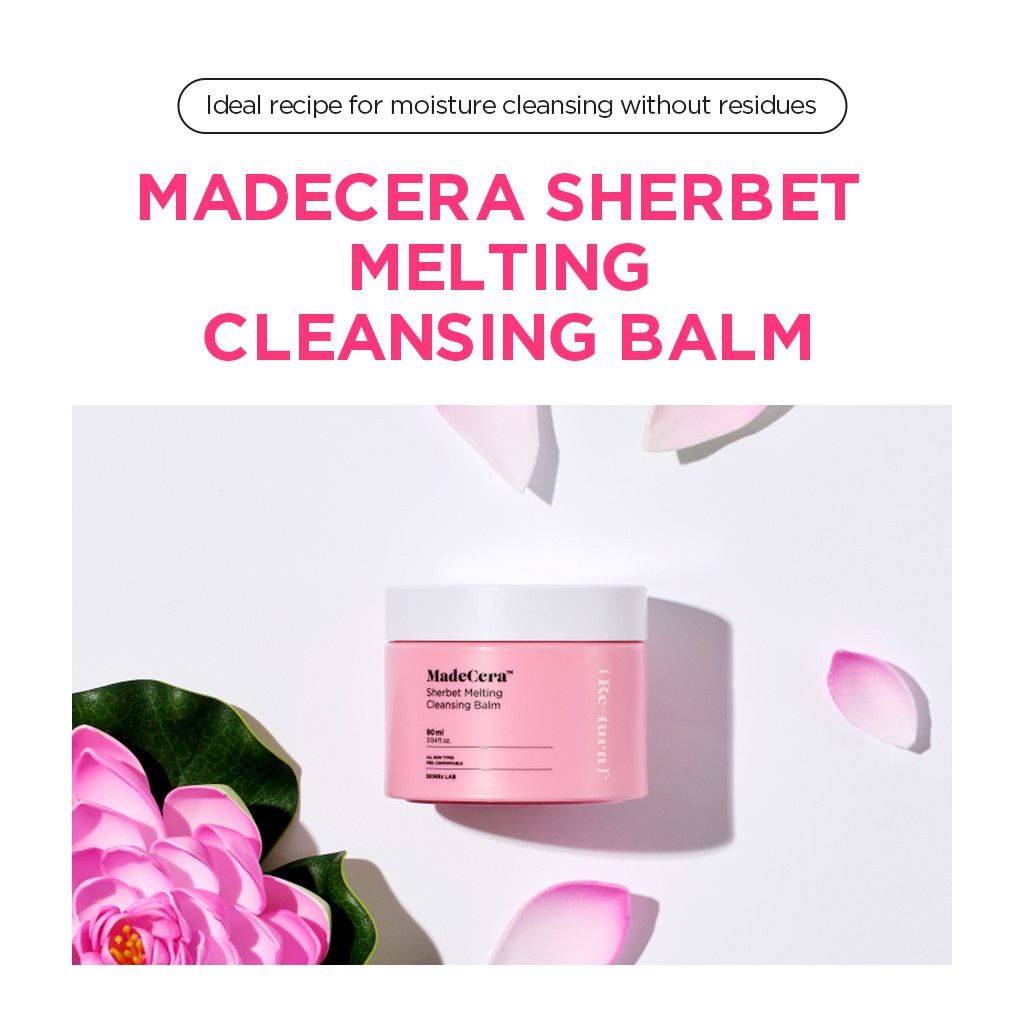 Sáp Tẩy Trang SKINRx LAB MadeCera Sherbet Melting Cleansing Balm 90ml GomiMall