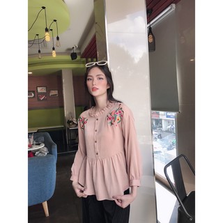 [Free Ship] Áo Voan Cao Cấp Miu Dáng Baby Doll