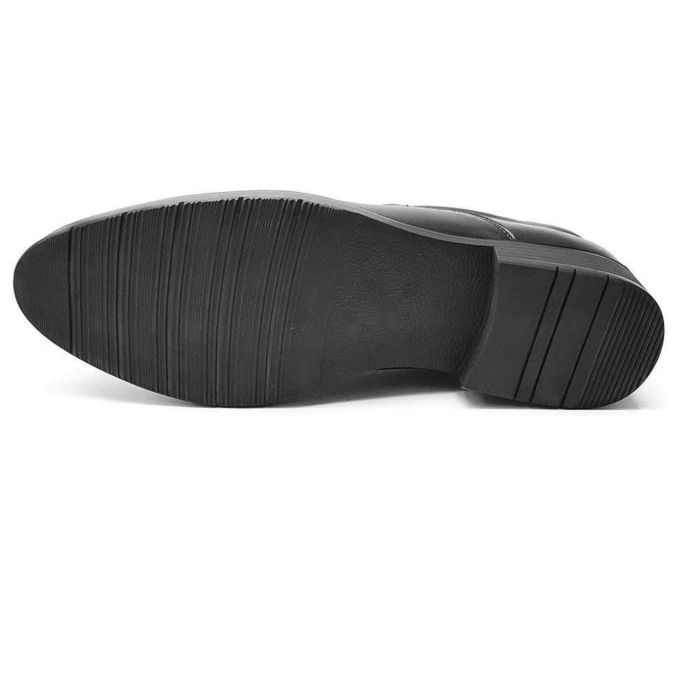 Giày lười nam mũi nhọn da bò thật CS08