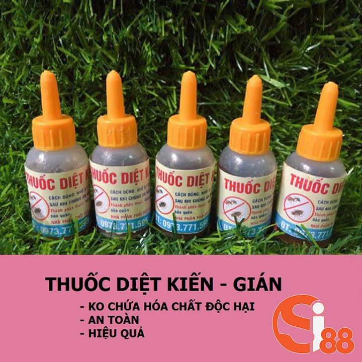 Thuốc diệt kiến, gián, côn trùng sinh học diệt tận gốc vĩnh viễn an toàn không chứa chất độc hại GD208