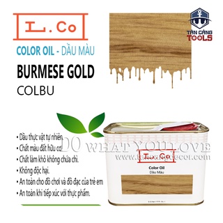 L.co dầu màu – màu burmese gold colbu