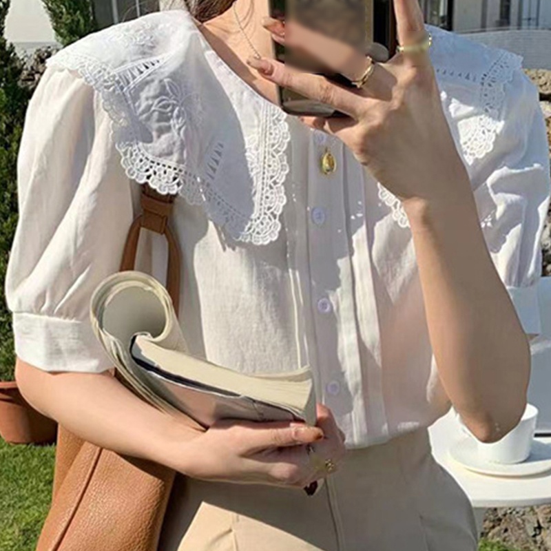 Cổ Áo Ren Khoét Rỗng Cho Búp Bê