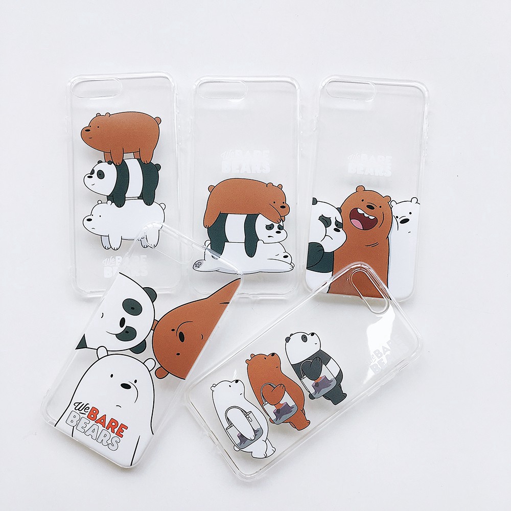 Ốp iphone Ốp điện thoại mềm họa tiết gấu đáng yêu cho Iphone 6s 7 8 plus X XR XS MAX 11 pro max 7plus 8plus se 2020 | BigBuy360 - bigbuy360.vn