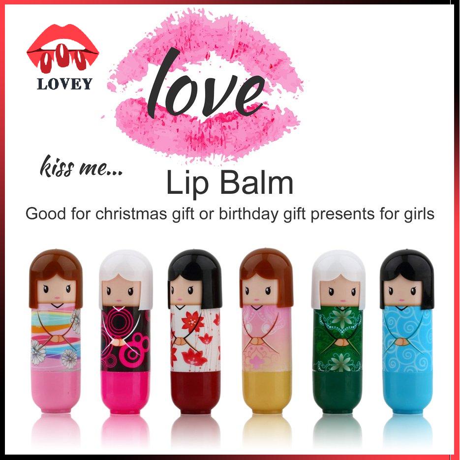 lovey★Lipstick Kimono Doll Cute Lovely Pattern Gift Lady Colorful Girl Lip Balm