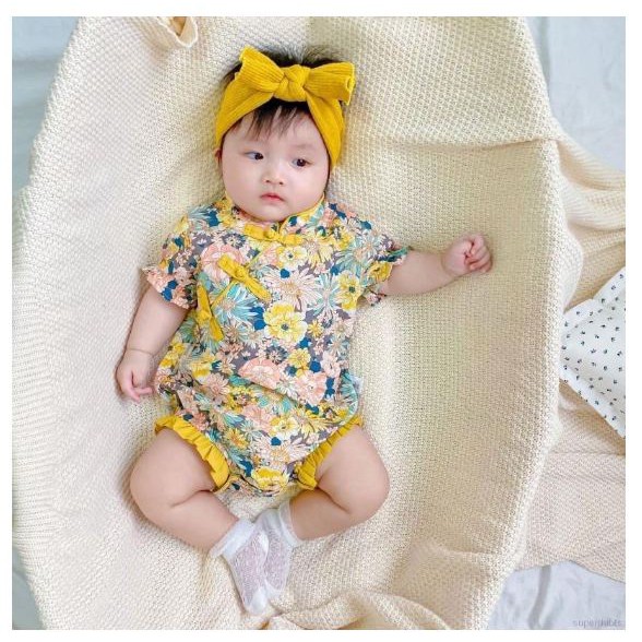 Cực xinh với mẫu sườn xám cho bé