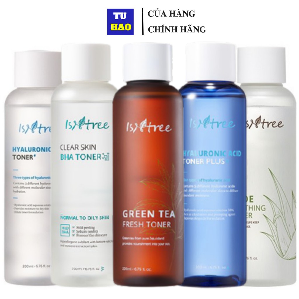 Nước hoa hồng Isntree Fresh Toner dưỡng da, giảm mụn, phục hồi da 200ml