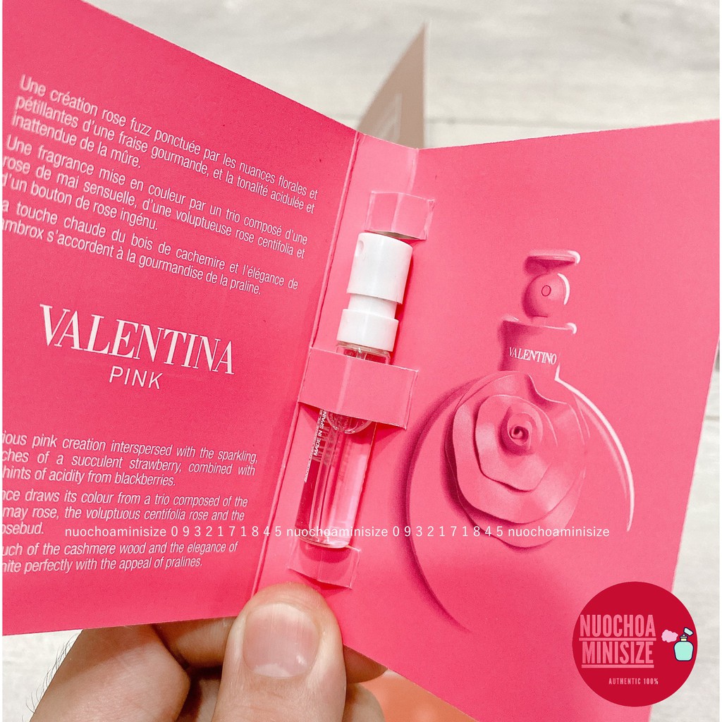 ❤ Vial Mẫu Thử Nước Hoa Valentino Donna - Valentina Poudre - Pink - Blush