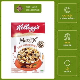 Ngũ cốc ăn sáng Kellogg's Mueslix Raisin and Almond 375g
