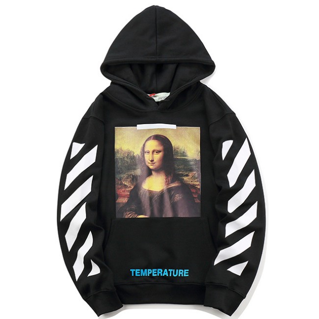 Áo Hoodie Off White In Hình Mona Lisa Độc Đáo Cá Tính