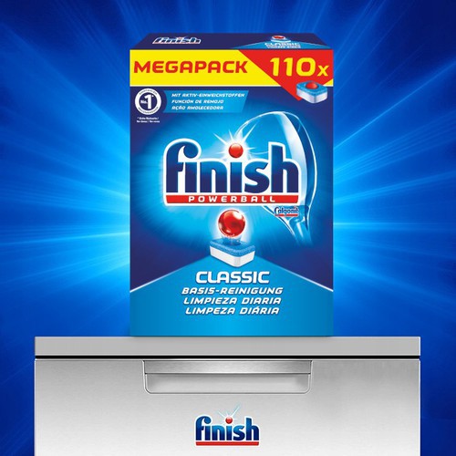 Viên rửa bát Finish Classic 110 viên (Nhập Đức)