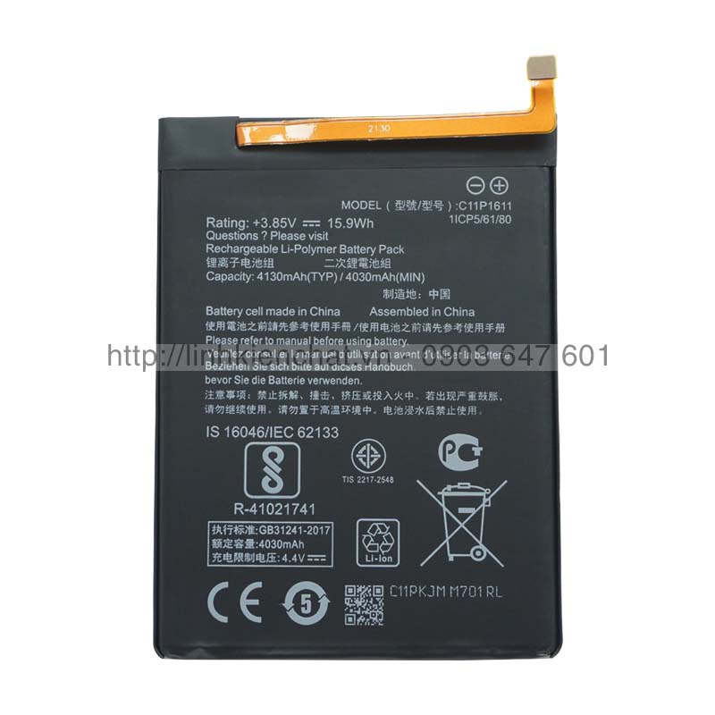 Pin Asus Zenfone Max Plus M1 X018D ZB570TL 4100mAh - Hàng nhập Khẩu