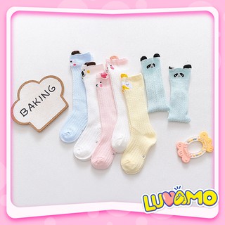 Tất lưới cho bé sơ sinh cổ dài xinh xắn chống trượt thoáng khí dủ size từ 0 - 3 tuổi TA06