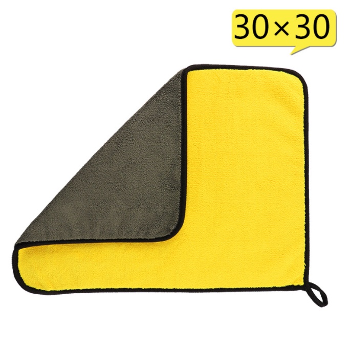 Khăn lau rửa xe ô tô Microfiber siêu thấm hút nước, lau bếp, lau kính chuyên dụng đa năng có 2 mặt cao cấp