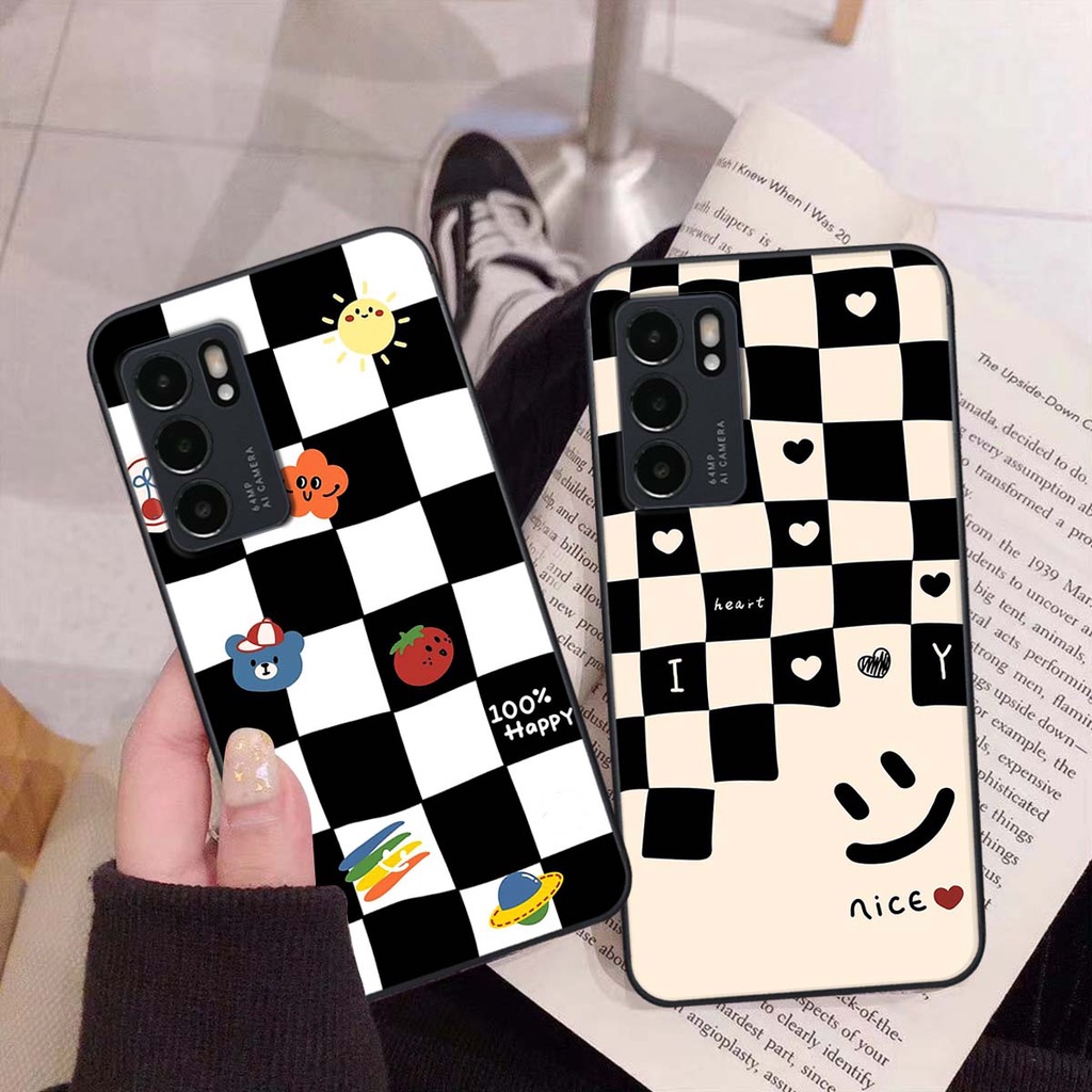 Ốp Oppo Reno6 / Reno6 Z 5G / Reno 6 họa tiết hoa, gấu thời trang, ốp dẻo bền đẹp