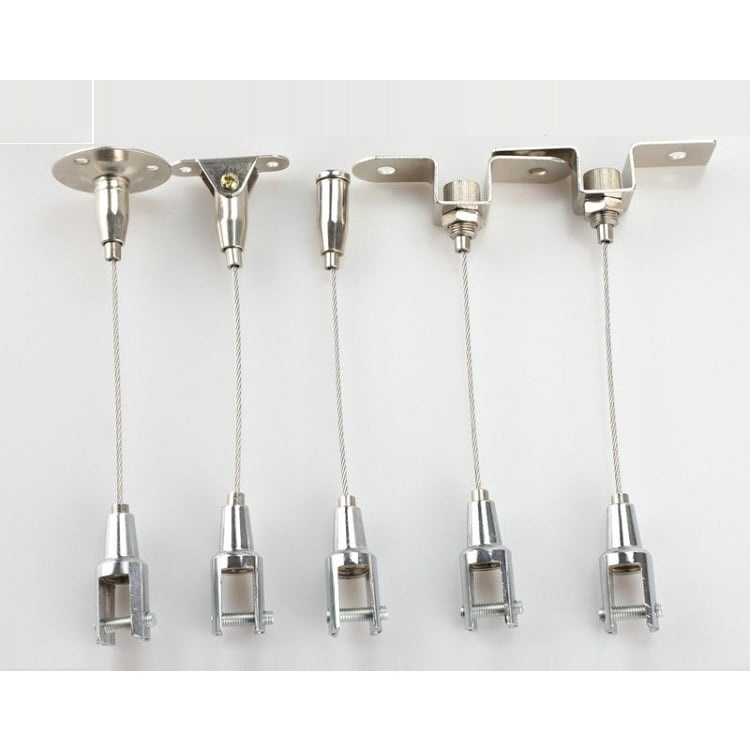 Bộ 2 Chiếc Cáp Treo Inox Treo Trần Treo Tranh Ảnh, Bộ Kit Treo Biển Quảng Cáo