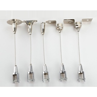 Cáp Treo Inox Treo Trần, Đầu Nối Treo Tranh Ảnh, Bộ Kit Treo Biển Quảng Cáo