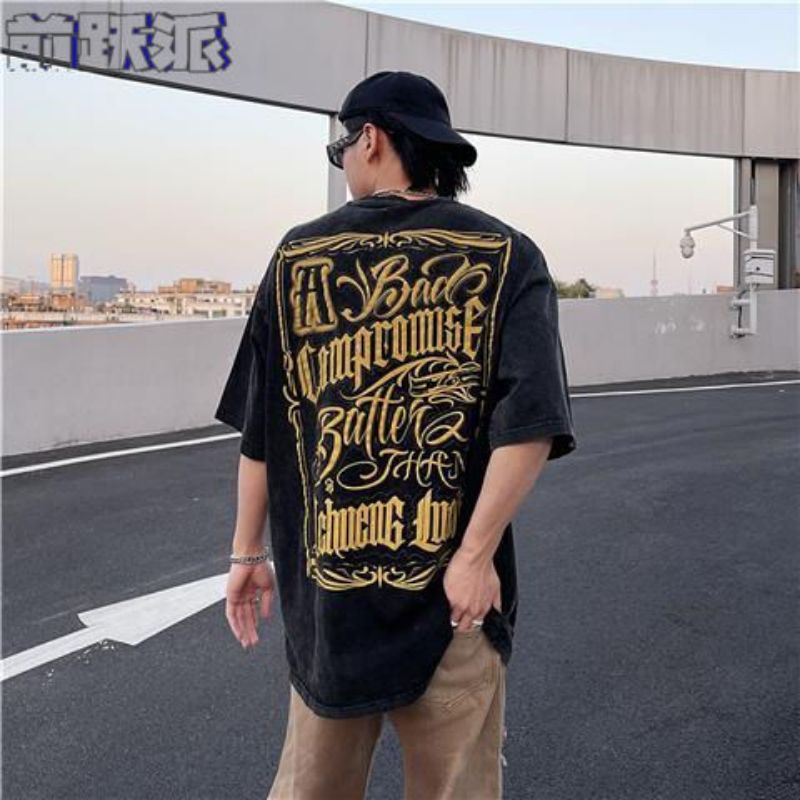 ÁO THUN UNISEX IN HOẠ TIẾT VẢI MÁT THẤM MỒ HÔI