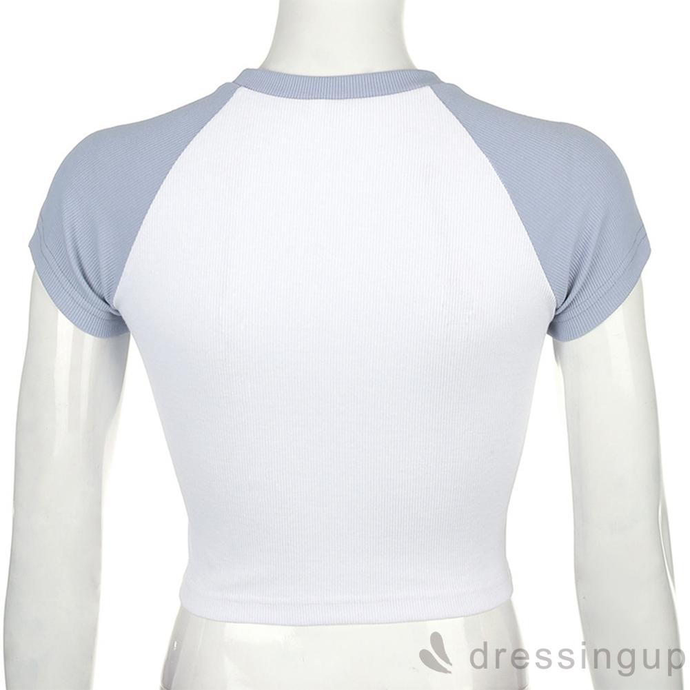 Áo Thun Nữ Ngắn Tay Cổ Tròn In Họa Tiết Độc Đáo | BigBuy360 - bigbuy360.vn