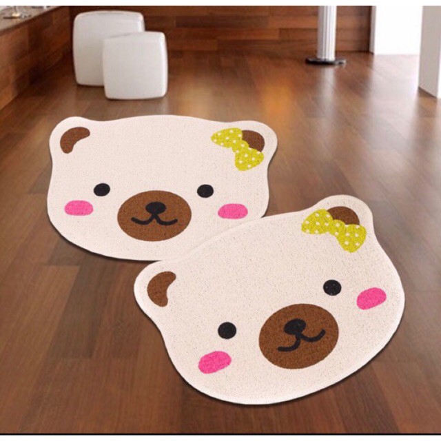 Thảm Bear Face hình mặt gấu  carmi