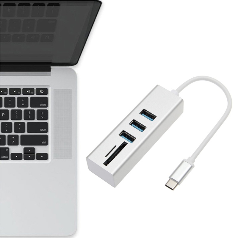 Bộ Hub Chuyển Đổi Tốc Độ Cao USB-C Hub Male Sang Female Cho Laptop
