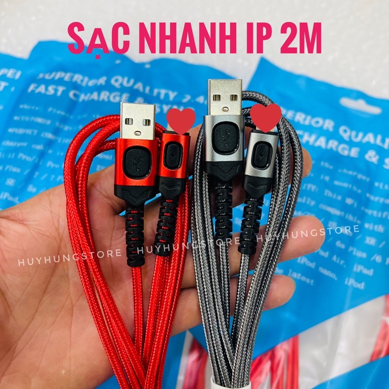 Cáp Sạc Nhanh IP dài 2m
