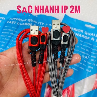 Cáp sạc nhanh ip dài 2m