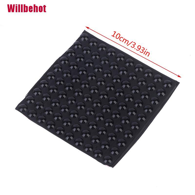 Set 100 miếng dán cao su chống va chạm dành cho chân cửa tủ