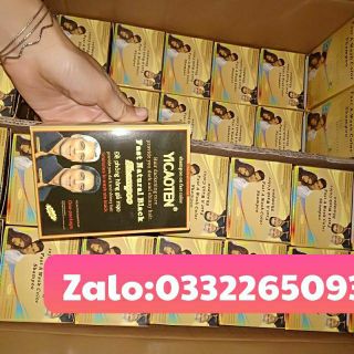 1 hộp 10 gói thuốc nhuộm gọi là den Yicaoten