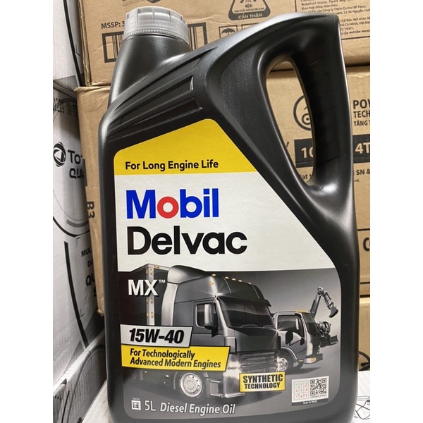 DẦU NHỚT MOBIL DELVAC MX 15W-40 (5L) DÀNH CHO XE MÁY DẦU