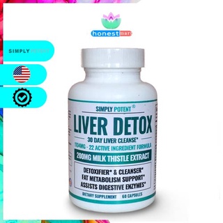 Viên uống hỗ trợ gan simply potent liver detox - ảnh sản phẩm 1