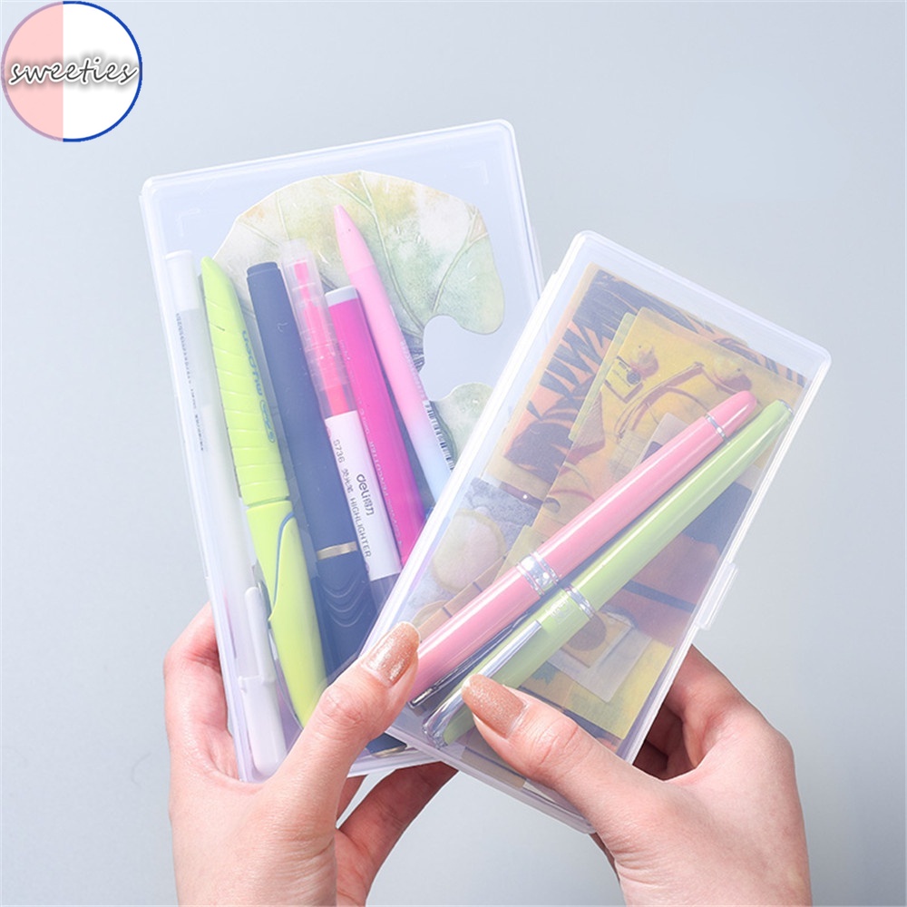 Hộp đựng bút trong suốt sáng tạo cho học sinh